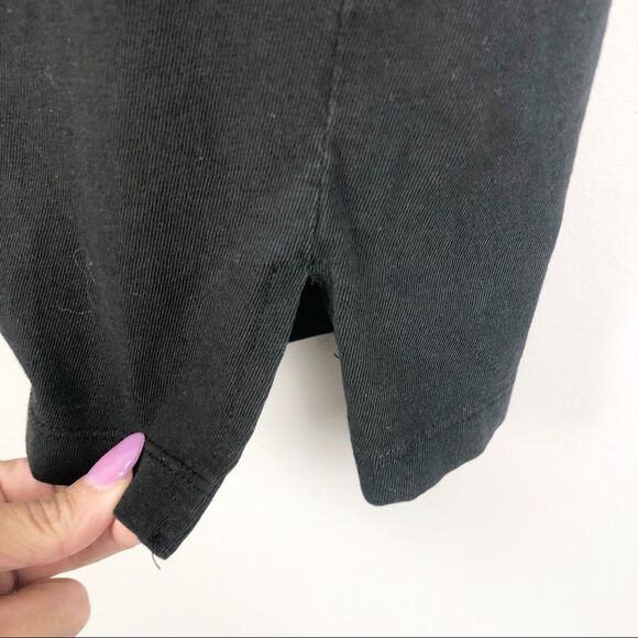 T BY ALEXANDER WANG | Asymmetrical Cutout Black T-Shirt Dress Women’s Size Small - Picture 6 of 10